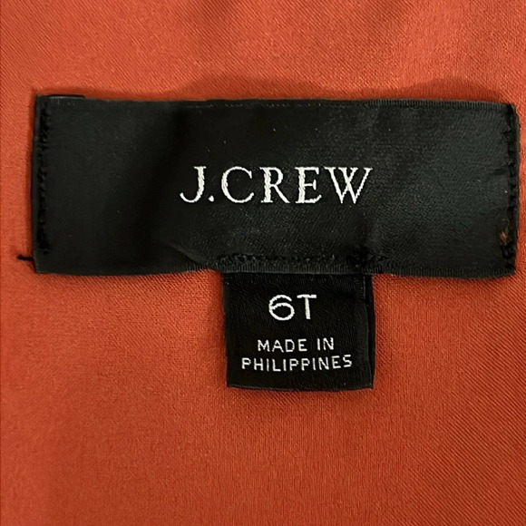 J. Crew Square Neck Stretch Linen Sheath Dress in Faded Spice - Size 6 Tall - Picture 5 of 10